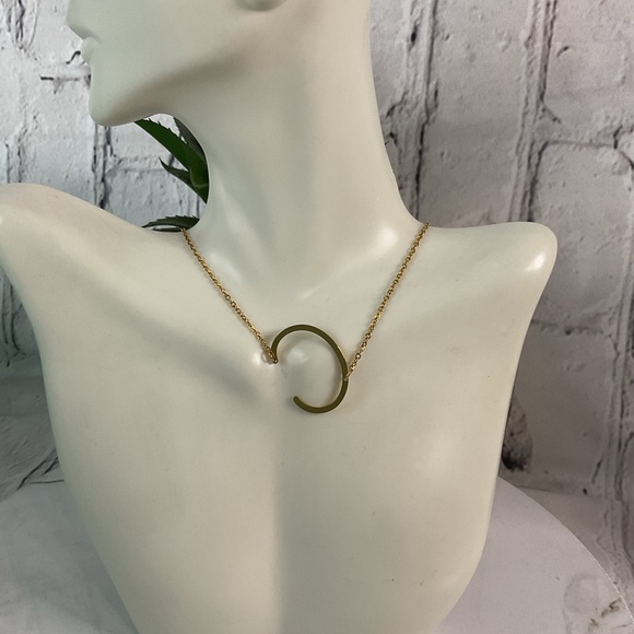 🐘🐘 14K Gold Plated Initial “C” Pendant Necklace